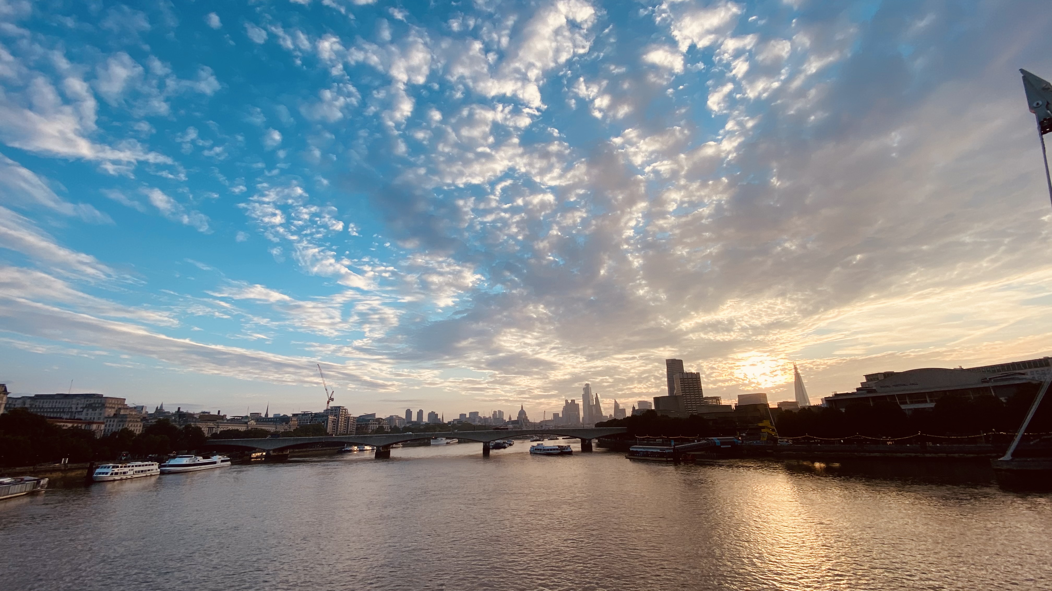 London cityscape representing UK immigration and the creative industries